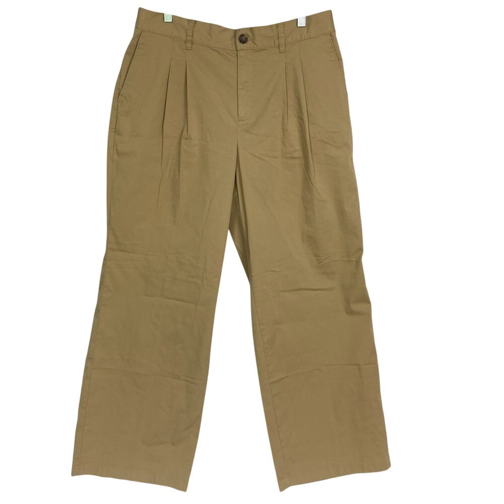 Lands' End Women's Wide Leg Pants - Tan